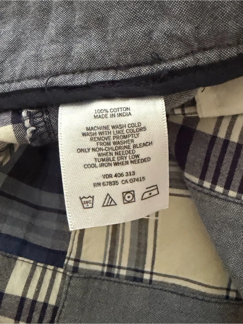 Vintage 90s Nautica Madras Patchwork Chino Shorts Mens 34 Nautical Y2K Prep 9”